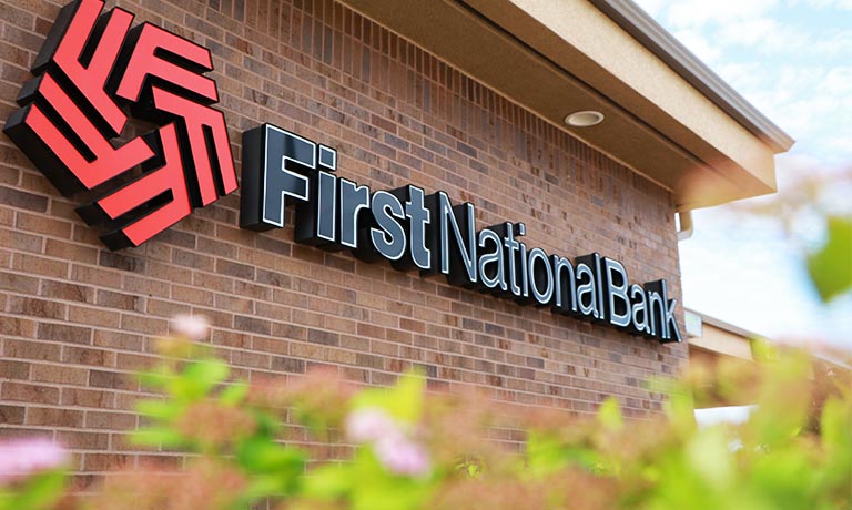 currency held in the vault of first national bank