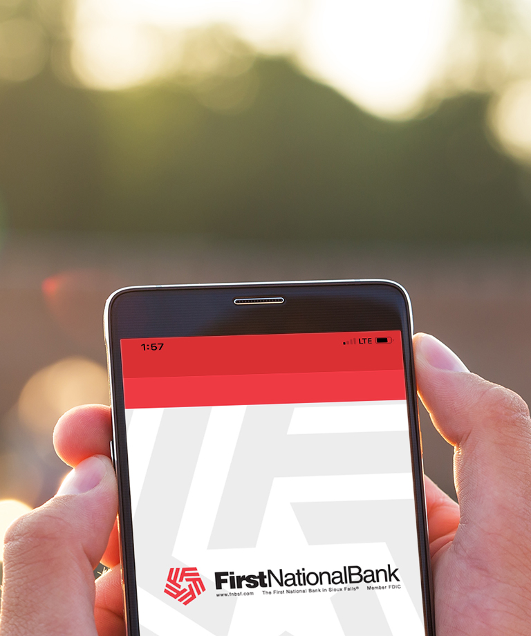 Switch to FNB Personal Banking Options The First National Bank in Sioux Falls