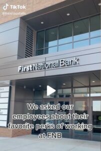 Follow First National Bank on TikTok: @fnbsiouxfalls.