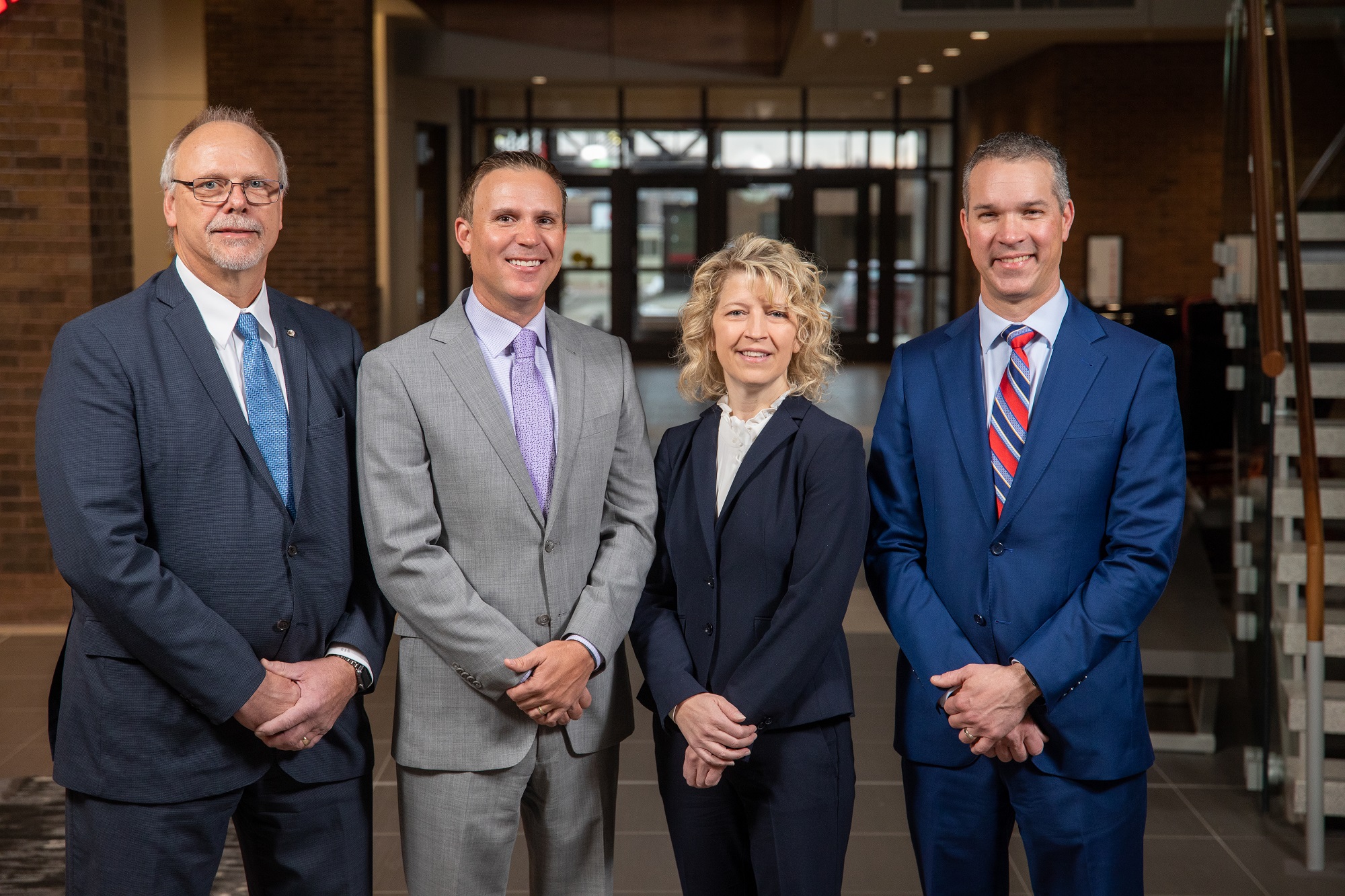 The Business Banking team leaders at The First National Bank in Sioux Falls.