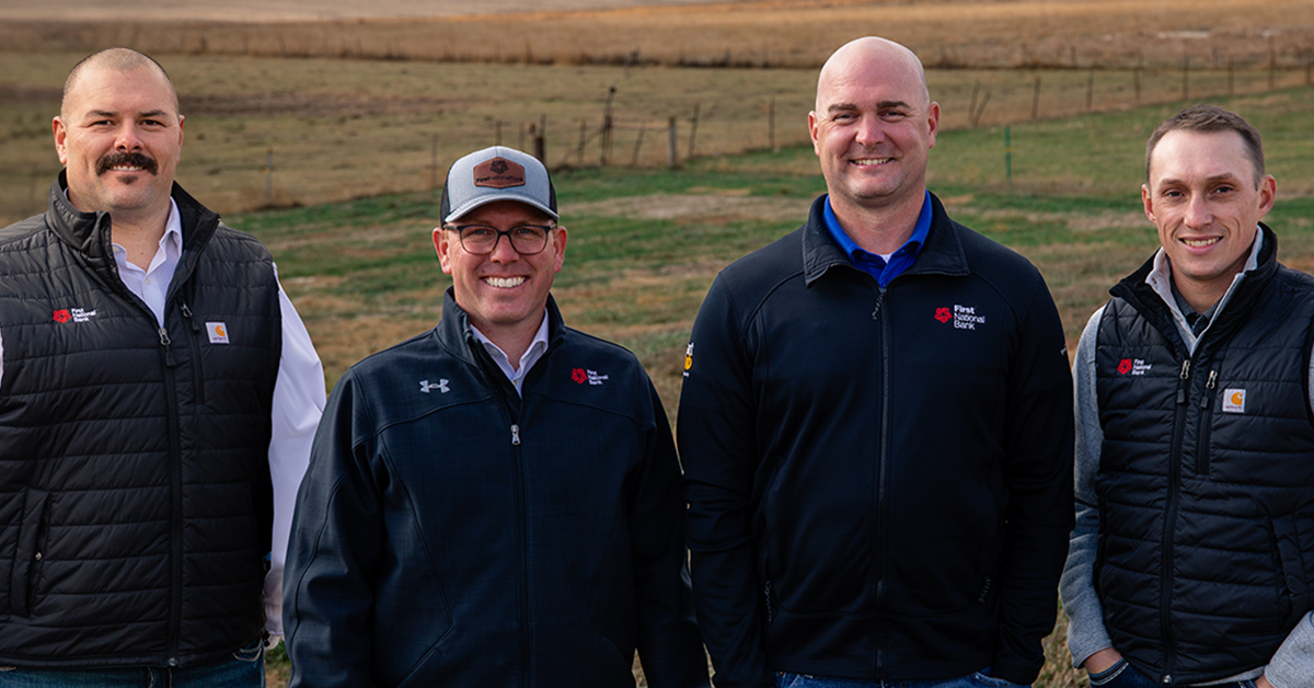 Shifting roles in the First National Ag Team