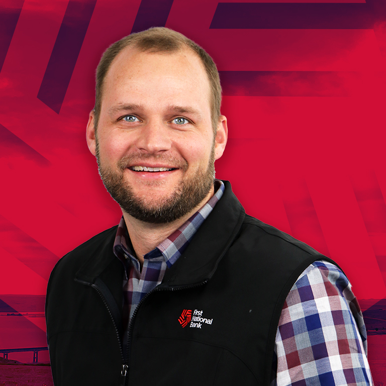 Todd Van Den Bosch, a Chamberlain ag banker for The First National Bank in Sioux Falls.