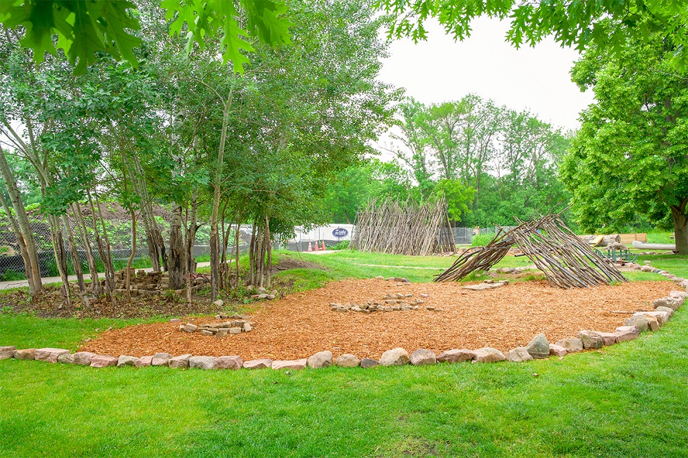 The playscape at The Outdoor Campus in Sioux Falls.
