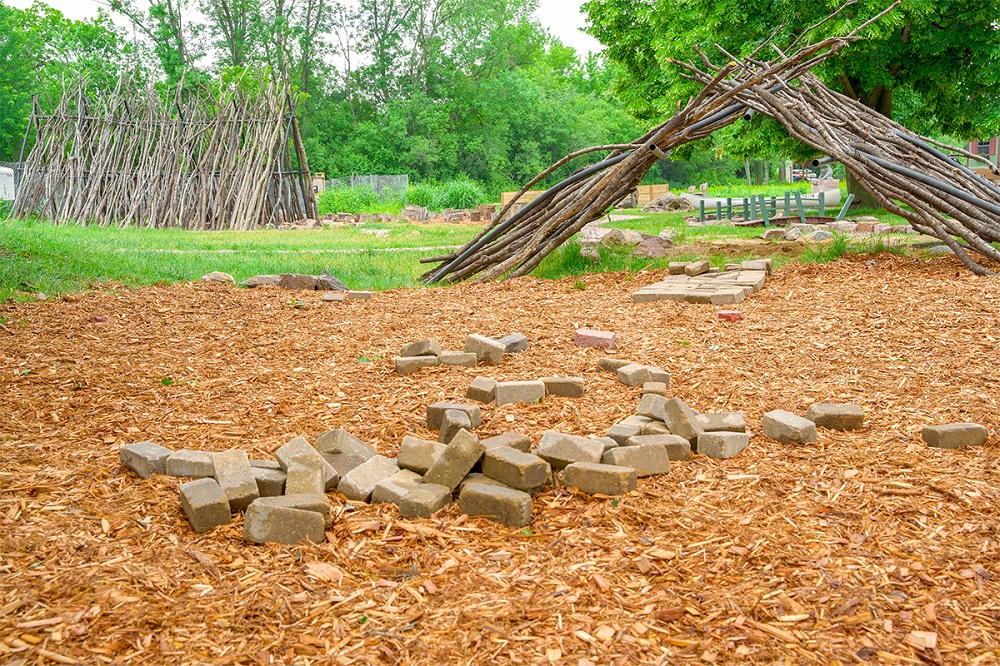 The playscape at The Outdoor Campus in Sioux Falls.