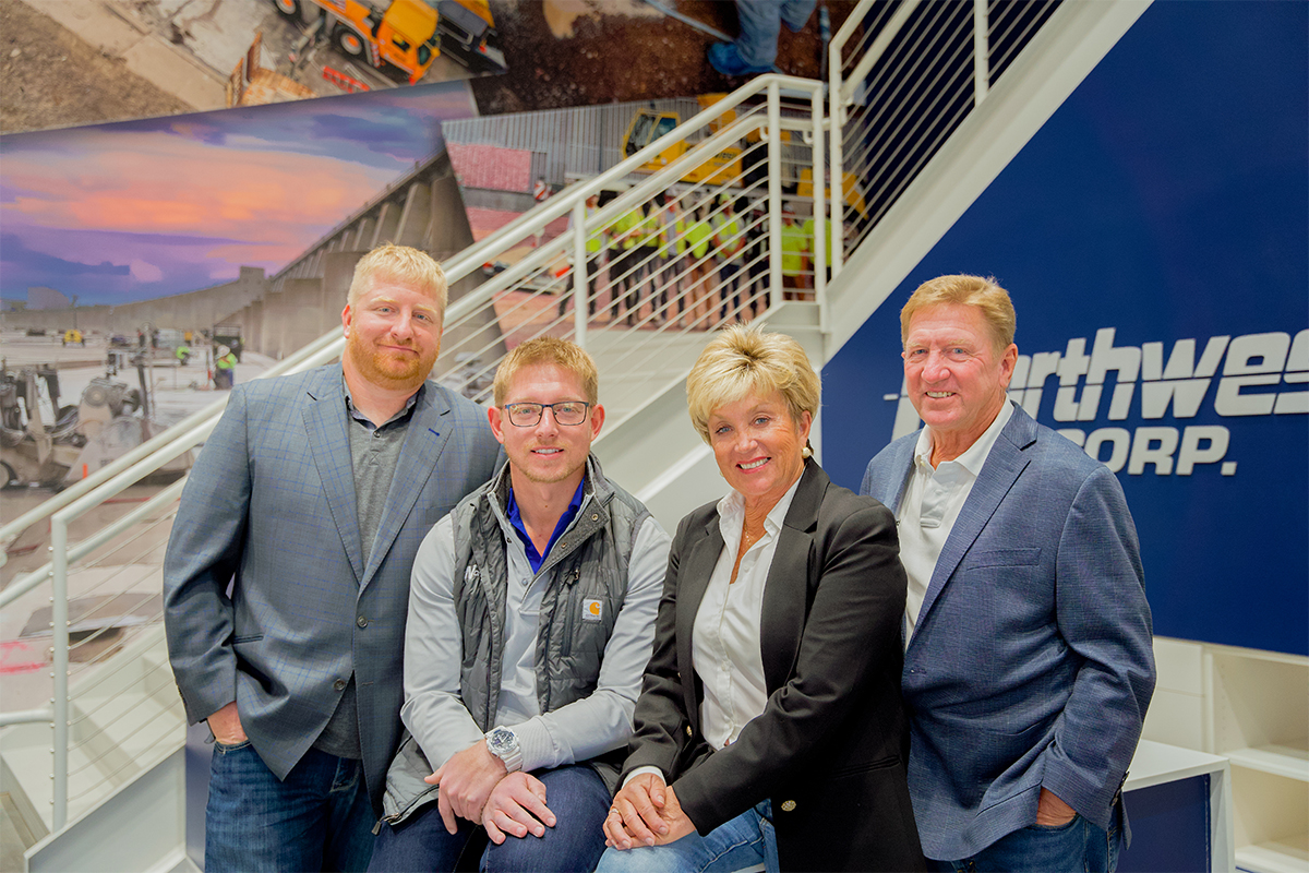 The Lueders family, owners of Northwest Corp.