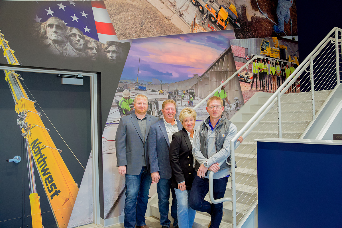 The Lueders family, owners of Northwest Corp.