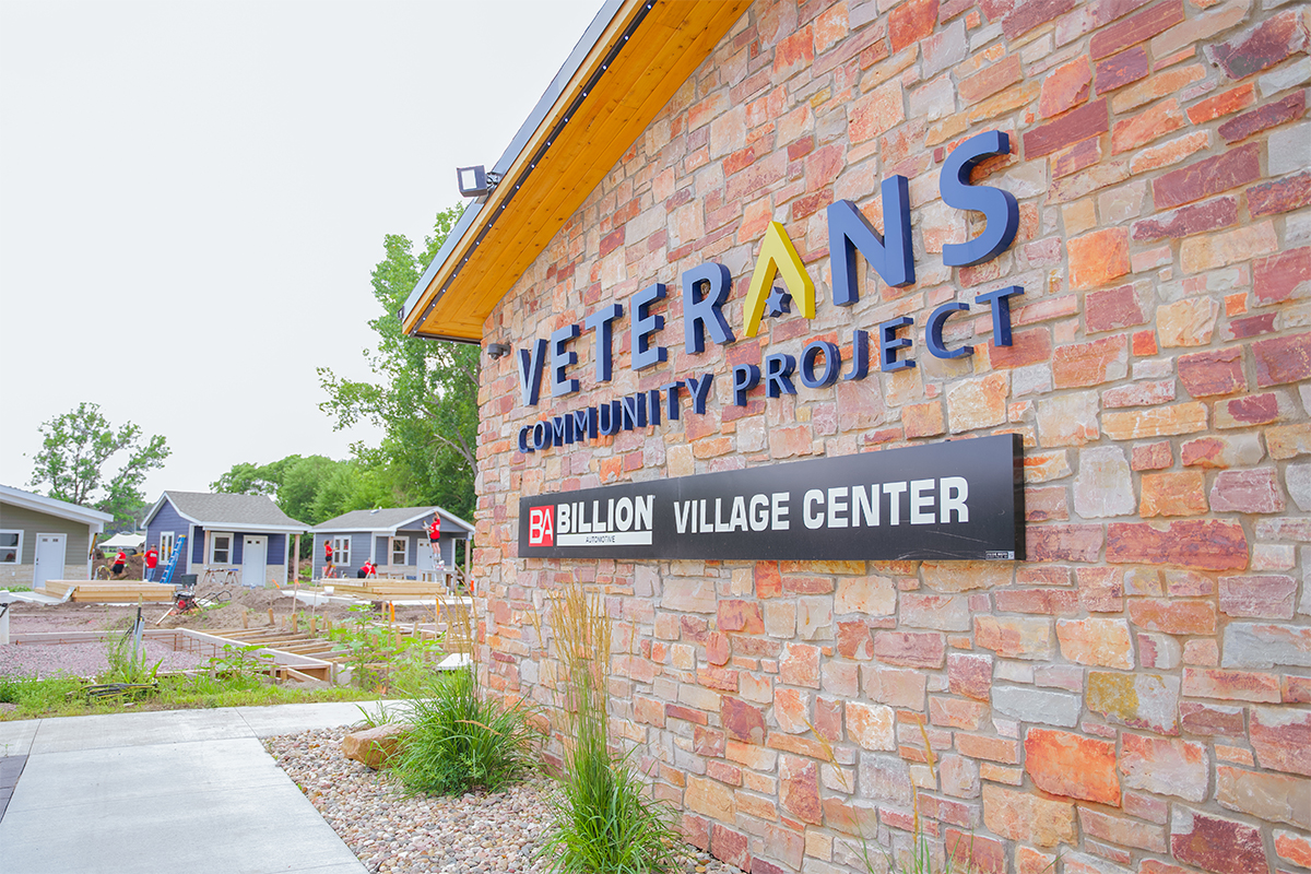 The Veterans Community Project Village Center in Sioux Falls. 