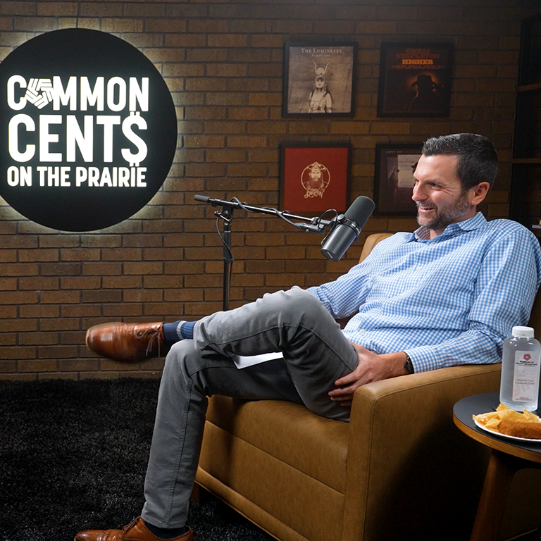Kyle Cipperley on an episode of the Common Cents on the Prairie podcast.