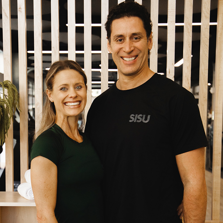 Annie and Chris Mello, owners of SISU Fit.