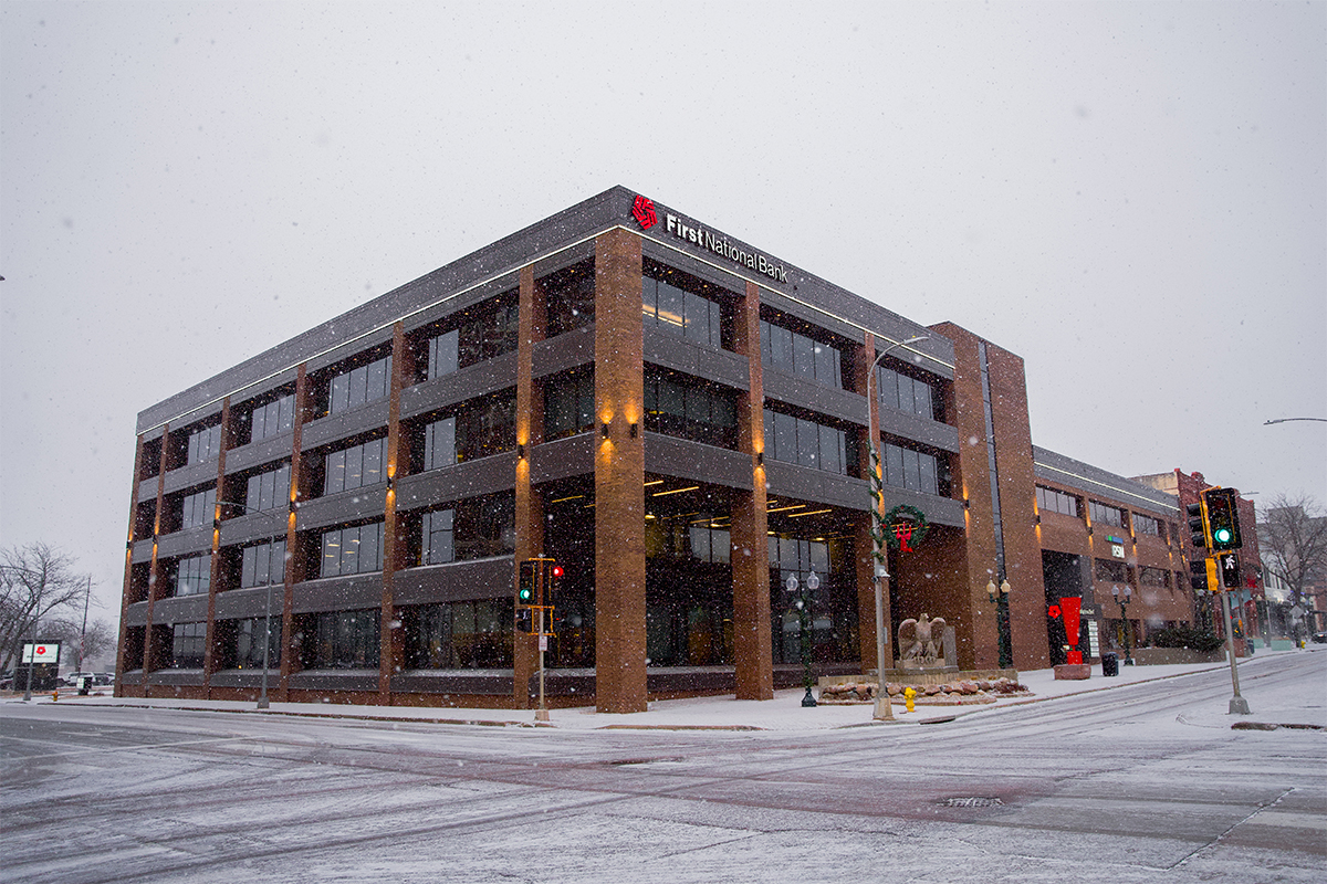 The First National Bank in Sioux Falls.