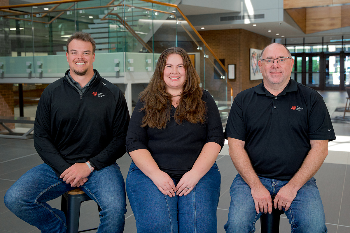 Garret Greenfield, Darby Martin, and Paul Renken of First Ag Risk Management.