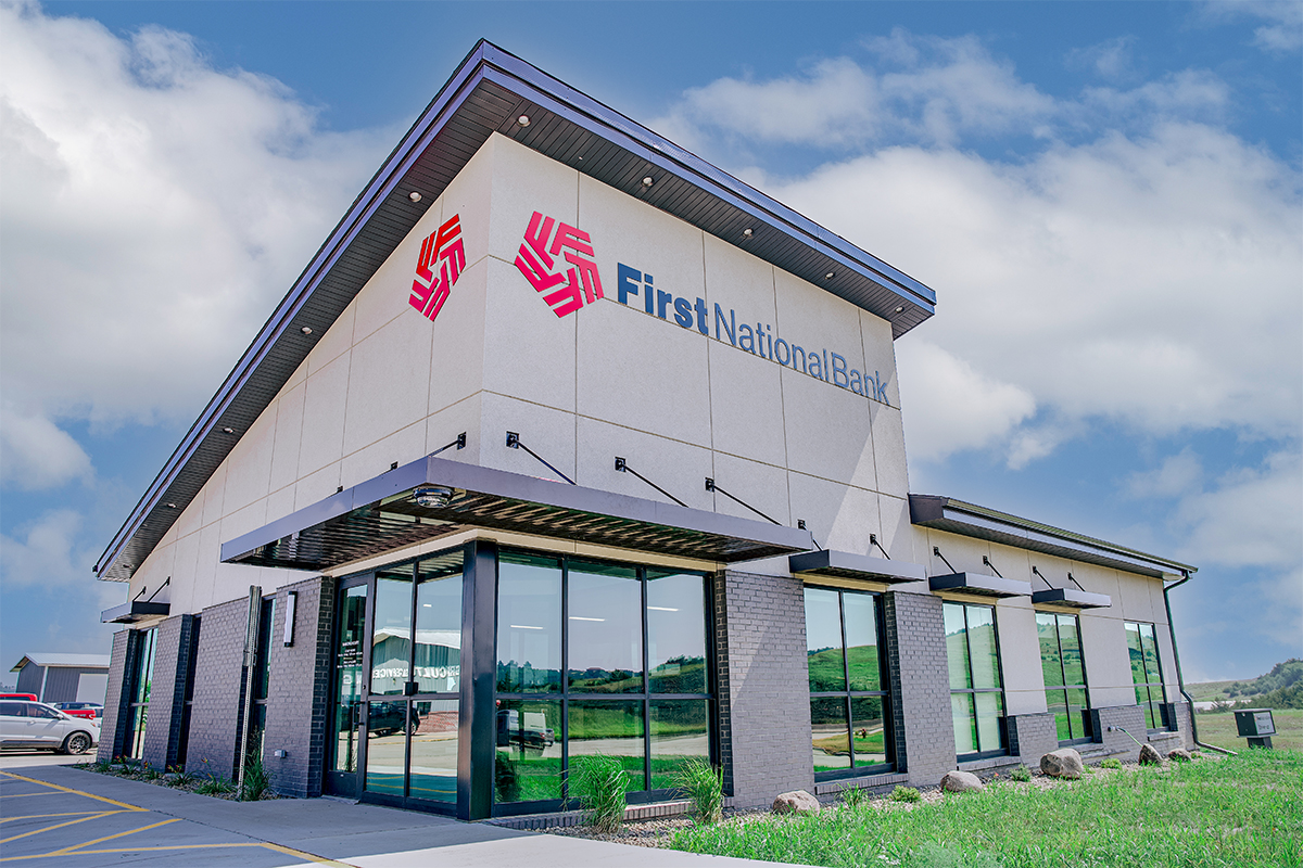 First National Bank's branch in Chamberlain, SD.