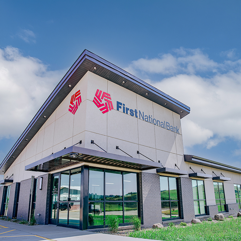 First National Bank's branch in Chamberlain, SD.