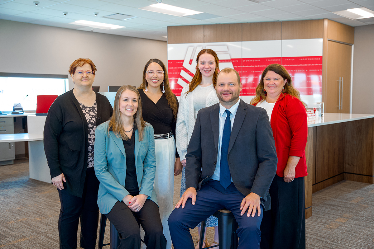 First National Bank's Chamberlain team.